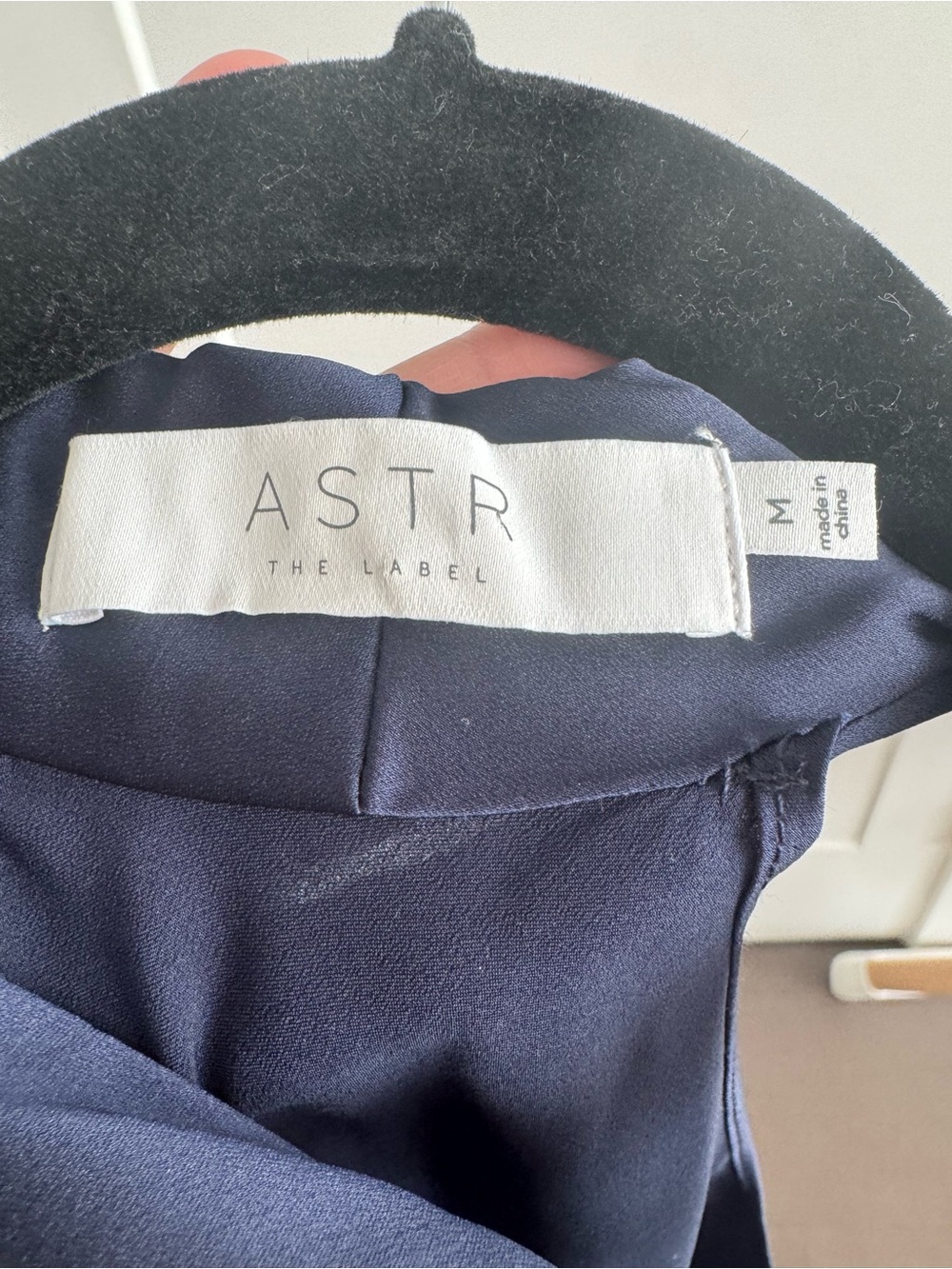 Navy ASTR the Label Jelyn Satin Midi Dress - Picture 4 of 8